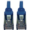 Tripp Lite N262-S15-BL Cat6a STP Patch Network Cable - 15 ft Category 6a Network Cable for Network Device Server Switch Router PoE N262-S15-BL