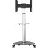 Tripp Lite DMCS3770SG75 Premier Rolling TV Cart - 7938 kg Capacity - 3 7620 mm Caster Size - Glass Steel - 315 Width x 19 x - DMCS3770SG75