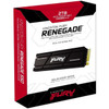 Kingston FURY Renegade 2 TB Solid State Drive - M2 2280 Internal - PCI Express NVMe PCI Express NVMe 40 x4 - Desktop PC Notebook SFYRDK2000G
