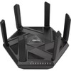 Asus RT-AXE7800 Wi-Fi 6E IEEE 80211ax Ethernet Wireless Router - Tri Band - 240 GHz ISM Band - 6 GHz UNII Band - 6 x Antenna6 x - - RT-AXE7800