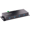 StarTechcom 4-Port Industrial USB 30 5Gbps Hub Rugged USB Hub w ESD  Surge Protection DINWallDesk Mountable USB-A Expansion - 5G4AINDNP-USB-A-HUB