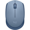 Logitech M170 Mouse - Optical - Wireless - Radio Frequency - 240 GHz - Blue Gray - USB - Symmetrical 910-006863