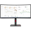 Lenovo ThinkVision T34w-30 34 UW-QHD Curved Screen LCD Monitor - 219 - Raven Black - 34 86360 mm Class - Vertical Alignment VA 63D4GAR1US