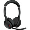 Jabra Evolve2 55 Headset - Stereo - Wireless - Bluetooth - 984 ft - 20 Hz - 20 kHz - On-ear - Binaural - Supra-aural - MEMS Noise - 25599-989-899-01