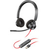 Poly Blackwire 3325-M Headset - Stereo - USB Type A Mini-phone 35mm - Wired - 32 Ohm - 20 Hz - 20 kHz - On-ear - Binaural - Open - 76J21AA