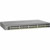 Netgear ProSafe GS752TP Ethernet Switch - 48 Ports - Manageable - Gigabit Ethernet - 101001000Base-TX 1000Base-X - 3 Layer - - 4 - GS752TP-300NAS