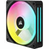 Corsair iCUE QX120 Cooling Fan - 3 x Fans - 17868 Lmin Maximum Airflow - 2400 rpm - Magnetic Dome Bearing - RGB LED - Black - PC CO-9051002-WW