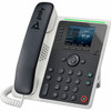 Poly Edge E220 IP Phone - Corded - CordedCordless - Bluetooth - Desktop Wall Mountable - Black - VoIP - 2 x Network RJ-45 - PoE 82M87AA