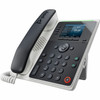 Poly Edge E220 IP Phone - Corded - CordedCordless - Bluetooth - Desktop Wall Mountable - Black - VoIP - 2 x Network RJ-45 - PoE 82M87AA