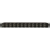 DITEK Rack Mount Network Surge Protector - PoE Gigabit Ethernet - TAA Compliant DTK-RM12NETS