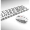 CHERRY DW 9100 SLIM Rechargeable Wireless Desktop - USB Scissors Wireless Bluetooth 40 240 GHz Keyboard - 104 Key - English US - - JD-9100US-1