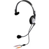 Andrea NC-181 Mono on-Ear Headset - Mono - Mini-phone 35mm - Wired - 32 Ohm - 50 Hz - 20 kHz - Over-the-head - Monaural - Semi-open C1-1022100-1