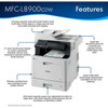 Brother MFC-L8900CDW Wireless Laser Multifunction Printer - Color - CopierFaxPrinterScanner - 33 ppm Mono33 ppm Color Print 2400 MFCL8900CDW