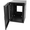 Legrand 26RU Swing-Out Wall-Mount Cabinet Perforated Door - For LAN Switch Patch Panel - 26U Rack Height2350 59690 mm Rack - - SWM26RUPD-26-26