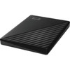 WD My Passport 2 TB Portable Hard Drive - External - Black - USB 32 - 256-bit Encryption Standard WDBYVG0020BBK-WESN