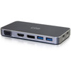 C2G USB C Dual Monitor Laptop Docking Station - HDMI DisplayPort VGA - Power Delivery up to 100W - for NotebookTabletSmartphone - 54439