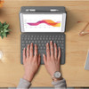 Logitech Combo Touch KeyboardCover Case Apple Logitech iPad 7th Generation iPad 9th Generation iPad 8th Generation Tablet - 920-009608