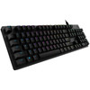Logitech G512 RGB Mechanical Gaming Keyboard GX Blue USB Passthrough - Cable Connectivity - USB 20 Interface - English - Windows - 920-008936