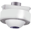 Hanwha Techwin Mounting Adapter for Extension Pipe Mounting Adapter Ceiling Mount Back Box - White - 1361 kg Load Capacity SBP-302CMSW