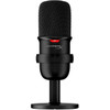 HyperX SoloCast Wired Condenser Microphone - Black - 65 ft - Cardioid - Stand Mountable Boom - USB 20 Type C 4P5P8AA
