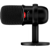 HyperX SoloCast Wired Condenser Microphone - Black - 65 ft - Cardioid - Stand Mountable Boom - USB 20 Type C 4P5P8AA