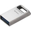 Kingston DataTraveler Micro USB Flash Drive - 64 GB - USB 32 Gen 1 Type A - 200 MBs Read Speed - Silver - 5 Year Warranty DTMC3G264GB