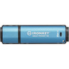 IronKey Vault Privacy 50 Series 256GB USB 32 Gen 1 Type A Flash Drive - 256 GB - USB 32 Gen 1 Type A - 230 MBs Read Speed - 150 IKVP50256GB