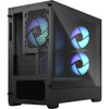 Fractal Design Pop Mini Air Computer Case - Mid-tower - Black - Steel Tempered Glass - 8 x Bay - 3 x 472 120 mm x Fans - 0 - - FD-C-POR1M-06