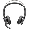Poly Voyager Focus 2 USB-C Headset - Siri Google Assistant - Stereo - USB Type C Micro USB - WiredWireless - Bluetooth - 300 ft - - 76U47AA