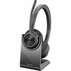 Poly Voyager 4320 USB-C with charge stand Headset - Siri Google Assistant - Stereo - USB Type A USB Type C - WiredWireless - - 164 77Z31AA