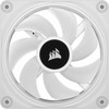 Corsair iCUE LINK QX120 RGB 120mm PWM PC Fan Expansion Kit - White - 1 x Fans - 17868 Lmin Maximum Airflow - 2400 rpm - Magnetic - CO-9051005-WW