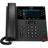 Poly VVX 450 IP Phone - Corded - Corded - Desktop Wall Mountable - Black - VoIP - 2 x Network RJ-45 - PoE Ports 8B1L7AAAC3
