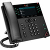 Poly VVX 450 IP Phone - Corded - Corded - Desktop Wall Mountable - Black - VoIP - 2 x Network RJ-45 - PoE Ports 8B1L7AAAC3