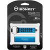 IronKey FIPS 140-3 Level 3 Pending Certified Keypad Drive - 32 GB - USB 31 Gen 1 Type C - 145 MBs Read Speed - 115 MBs Write - IKKP200C32GB