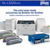 Brother HL-L3220CDW Desktop Wireless Laser Printer - Color - 19 ppm Mono  19 ppm Color - 2400 x 600 dpi class - Automatic Duplex - - HLL3220CDW