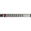 Black Box KVM Central Power Hub - 16-Port 30W - Hot-swappable - IEC 60320 - 16 x AC Power - 120 V AC 230 V AC - Network RJ-45 - 1U ACR1000-CPH16R-R2