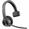 Poly Voyager 4310 USB-C Headset with Charge Stand - Siri Google Assistant - Mono - Wireless - Bluetooth - 2986 ft - 20 Hz - 20 kHz - 77Y96AA