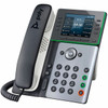Poly Edge E300 IP Phone - Corded - Corded - Desktop Wall Mountable - Black - VoIP - 2 x Network RJ-45 - PoE Ports 82M92AA