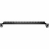 StarTechcom 1U Horizontal Cable Management Bar wAdjustable Depth 19 Rack-Mountable Lacing Bar For Organized RacksCabinetsPatch - 12S-CABLE-LACING-BAR