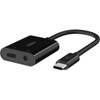 Belkin 35mm Audio  USB-C Charge Adapter - Mini-phoneUSB-C AudioData Transfer Cable - First End 1 x USB Type C - Male - Second 1 x NPA004btBK