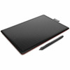 Wacom One Graphics Tablet - Graphics Tablet - 2540 lpi Cable - 2048 Pressure Level - Pen - 1 - PC Mac Chrome - Red Black CTC4110WLW0A
