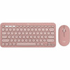 Logitech Pebble 2 Combo Wireless Keyboard and Mouse - USB Type A Wireless Bluetooth Keyboard - Tonal Rose - USB Type A Wireless Mouse 920-012199