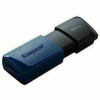 Kingston DataTraveler Exodia M 64GB USB 32 Gen 1 Flash Drive - 64 GB - USB 32 Gen 1 - Black Blue - 5 Year Warranty - 2 Pack DTXM64GB-2PCR