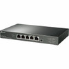 TP-Link 5-Port 25G Desktop Switch with 4-Port PoE - 5 Ports - 25 Gigabit Ethernet - 25GBase-T - 2 Layer Supported - 14337 W - - TL-SG105PP-M2