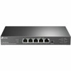 TP-Link 5-Port 25G Desktop Switch with 4-Port PoE - 5 Ports - 25 Gigabit Ethernet - 25GBase-T - 2 Layer Supported - 14337 W - - TL-SG105PP-M2