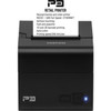 Custom P3 Desktop Direct Thermal Printer - Monochrome - Receipt Print - Ethernet - USB - Serial - 200 mms Mono - 203 dpi - 315 80 911MH010400733