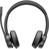 Poly Voyager 4320 USB-C Headset - Siri Google Assistant - Stereo Mono - USB Type C - WiredWireless - Bluetooth - 2986 ft - 20 Hz - 76U50AA