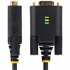 StarTechcom 3ft 1m USB to Null Modem Serial Adapter Cable COM Retention FTDI RS232 Changeable DB9 ScrewsNuts - Add a DB9 null 1P3FFCNB-USB-SERIAL
