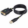 StarTechcom 3ft 1m USB to Null Modem Serial Adapter Cable COM Retention FTDI RS232 Changeable DB9 ScrewsNuts - Add a DB9 null 1P3FFCNB-USB-SERIAL
