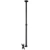 Atdec ceiling mount for medium display long pole - Loads up to 55lb - Black - VESA 200x200 - Upgradeable - 360deg display rotation TH-1040-CTL